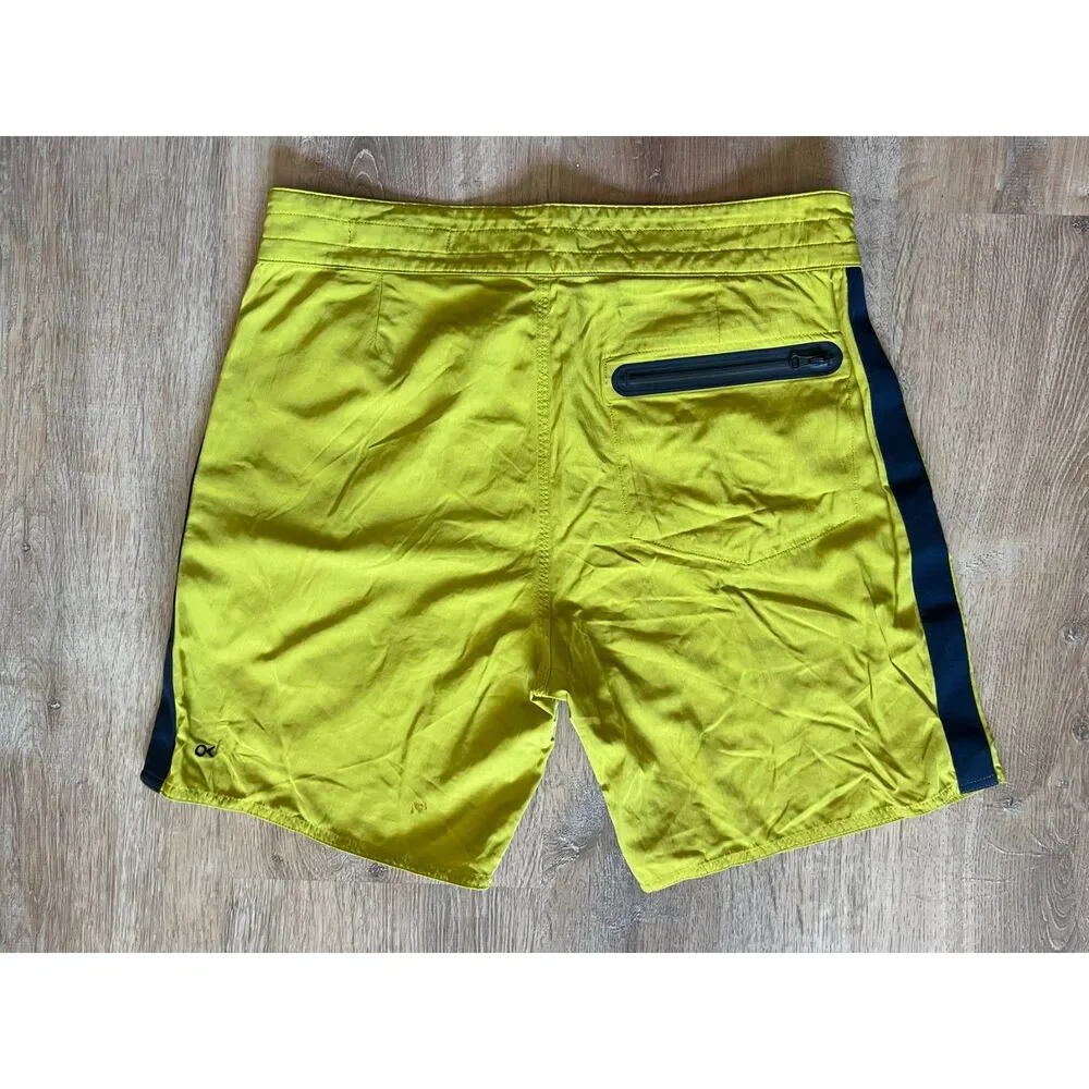 OUTERKNOWN Kelly Slater Green Surfer Swimwear Shorts Trunks  Mens Size 30